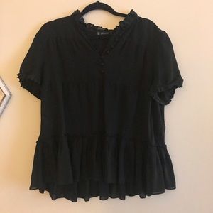 Anne Klein Frilled Blouse